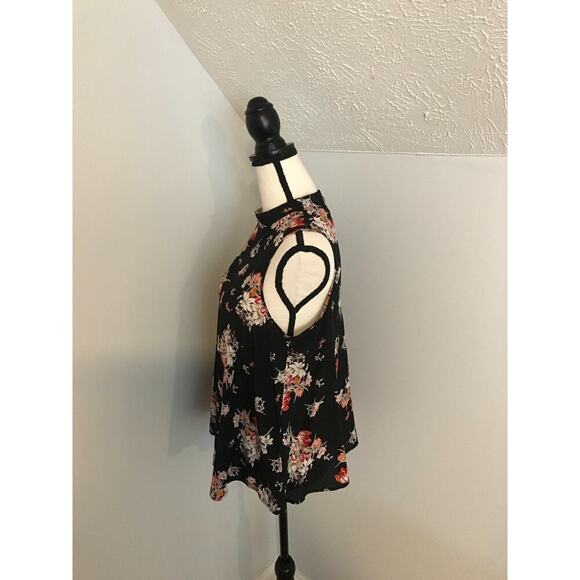 Anthropologie Maeve Hidra Black Motif 100% Silk Blouse - Medium - Picture 3 of 10